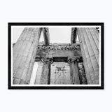Centaurs Sculpture In Black & White Print by Tim Klein