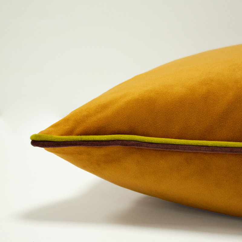 Square Cushion, Pumpkin