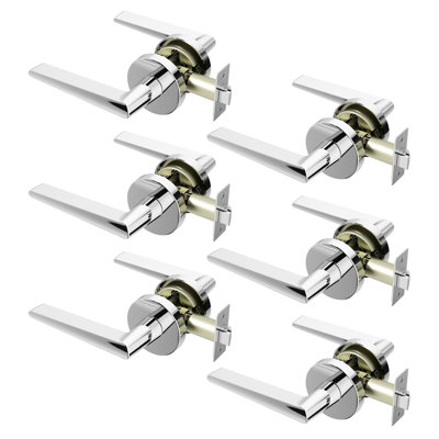 Poignée de porte Halo Design moderne dissimulé pour (Hall et garde-robe) - Style minimaliste élégant en chrome
