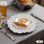 Ensemble de 24 assiettes décoratives en plastique 12,6 po pour assiettes décoratives multicolores-87441582