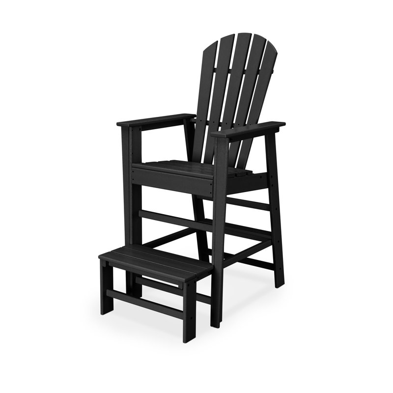 Chaise de sauveteur POLYWOOD South Beach, Noir