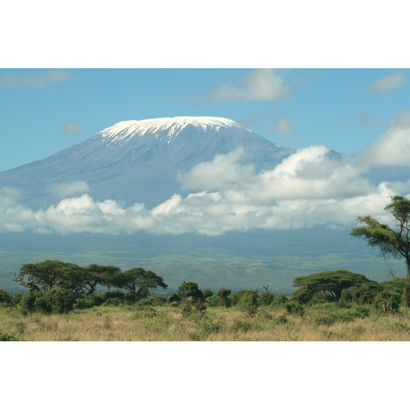 Mount Kilimanjaro Tanzania - Wrapped Canvas Photograph, 20cm H x 30cm W x 3.8cm D