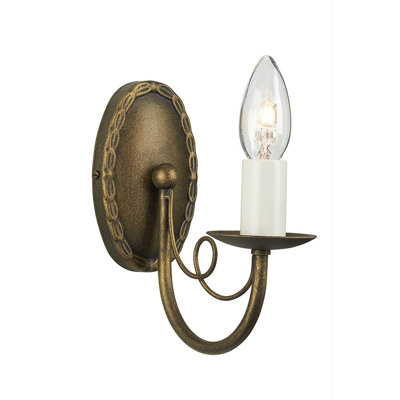Cline Steel Candle Wall Light