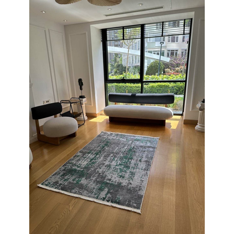 Tapis Nashayla avec envers antidérapant, Rectangle 3 pi 11 po x 7 pi 3 po