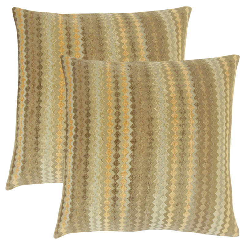 Reversible Throw Pillow, Fawn