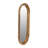 Ozma Solid Wood Oval Wall Mirror