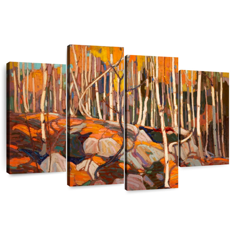 Alvord The Birch Grove Autumn, H 42 po x l 68 po