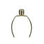 Lighting, 27 po, lampe de table, céramique grise, abat-jour gris, contemporain