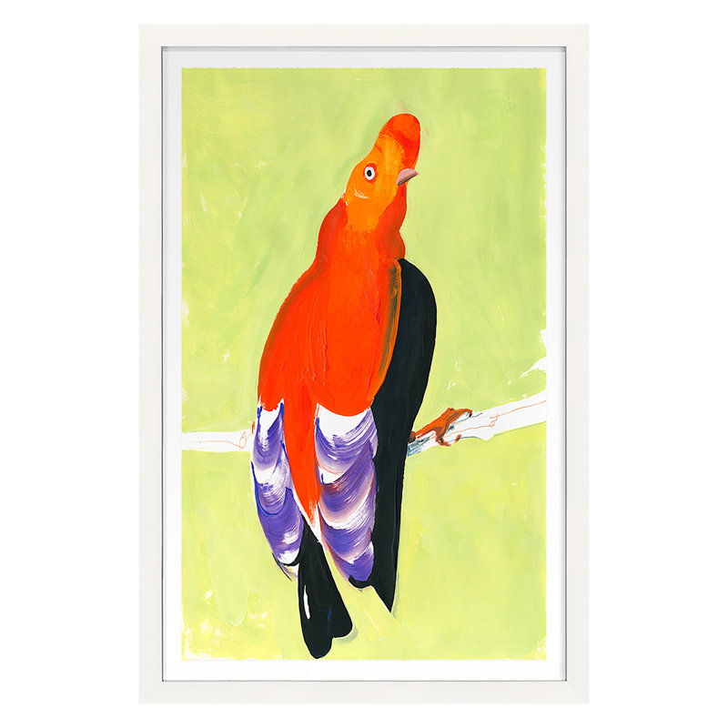 Tunki Print by PC Ngo, White, 45" H x 30" W