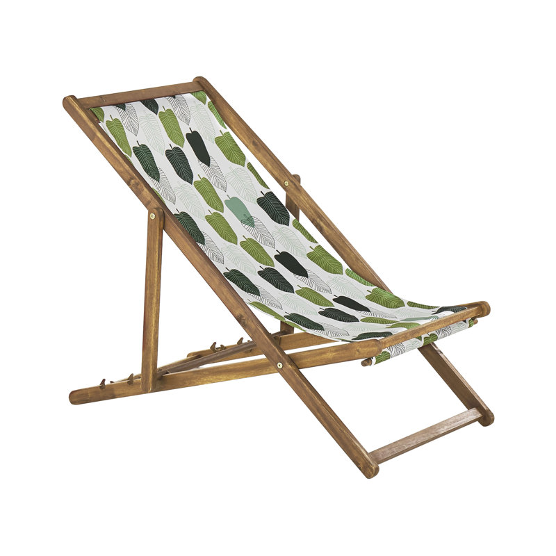 Ehrenfried Folding Deck Chair, Light Brown