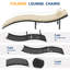 Chaise longue d'extérieur avec table Willi-1875443462