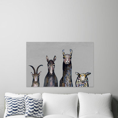 «Animal Row III», reproduction sur toile tendue