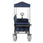 Wagon pliable 3-en-1 en acier avec banquette convertible, bleu