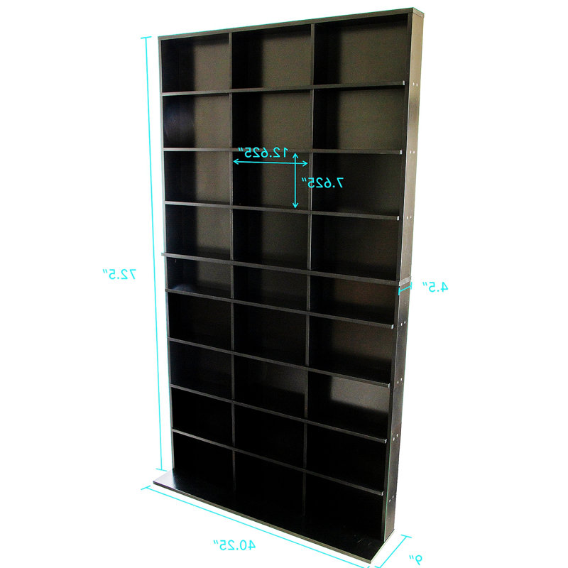 72.53 " H Media Shelves