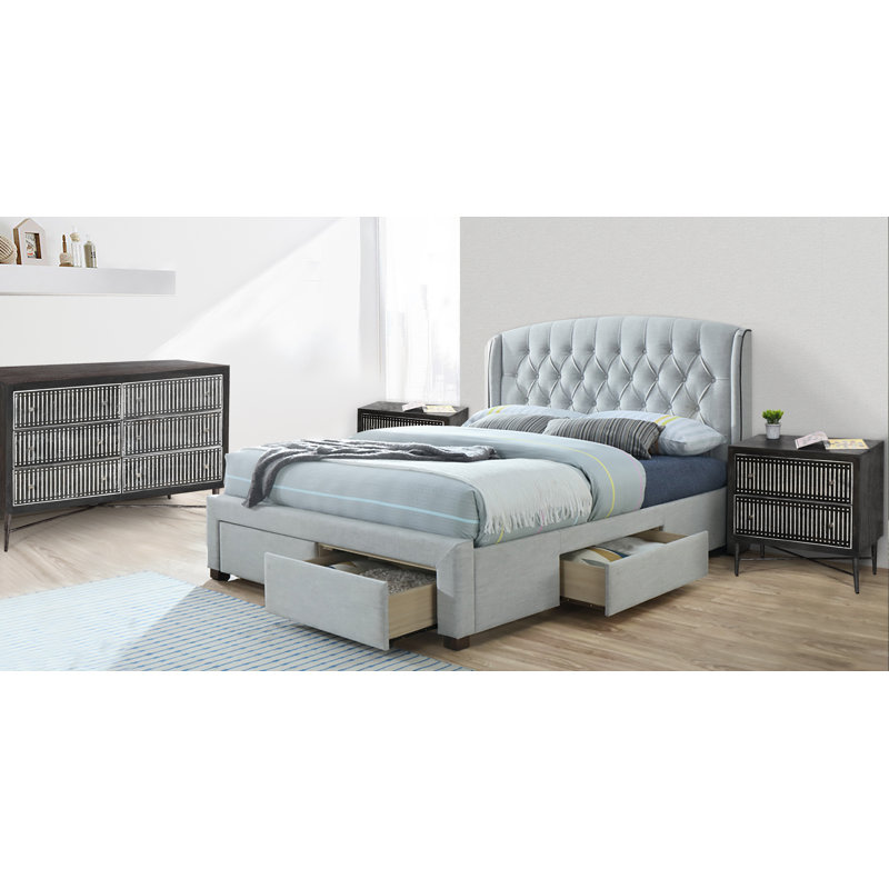 Anetha Solid Wood Piece Bedroom Set