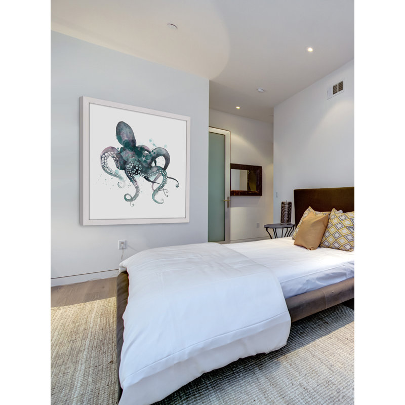"Tentacles I" Framed Print, 18"H x 18" W