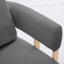 Chaise décorative moderne, chaise d'appoint de salon avec pieds en métal, sans roulettes, convient au vestiaire, à la salle de réception, au bureau, au canapé rembourré en métal et en molleton 2 pièces-192474852-171546651