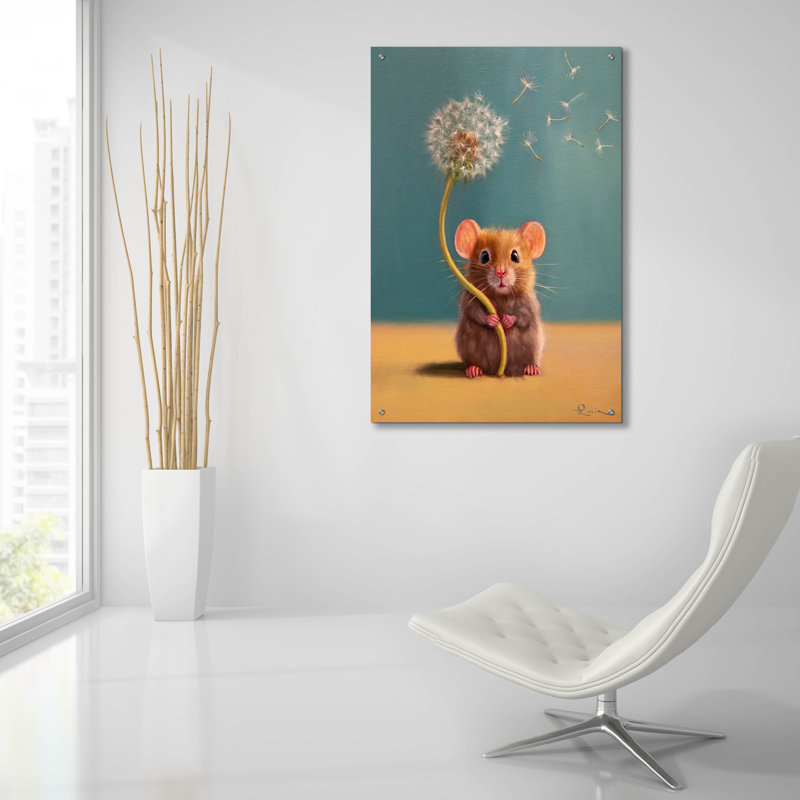 Art mural en verre épique «Tiny Wishes» par Lucia Heffernan, 16 po x 24 po, H 24 po x l 16 po