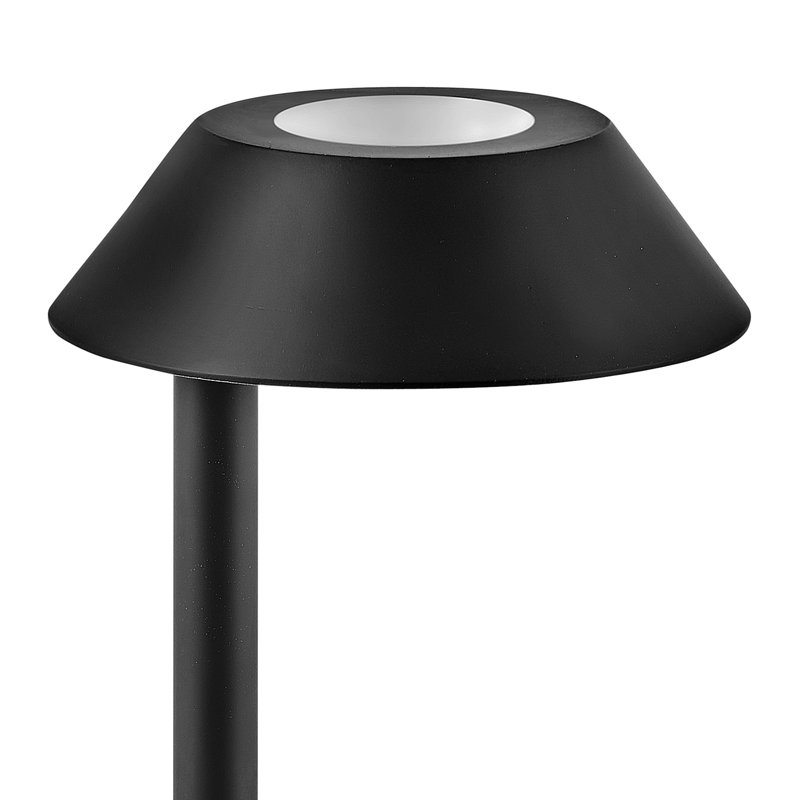 Aura 12V Integrated LED Outdoor Path Light, Black