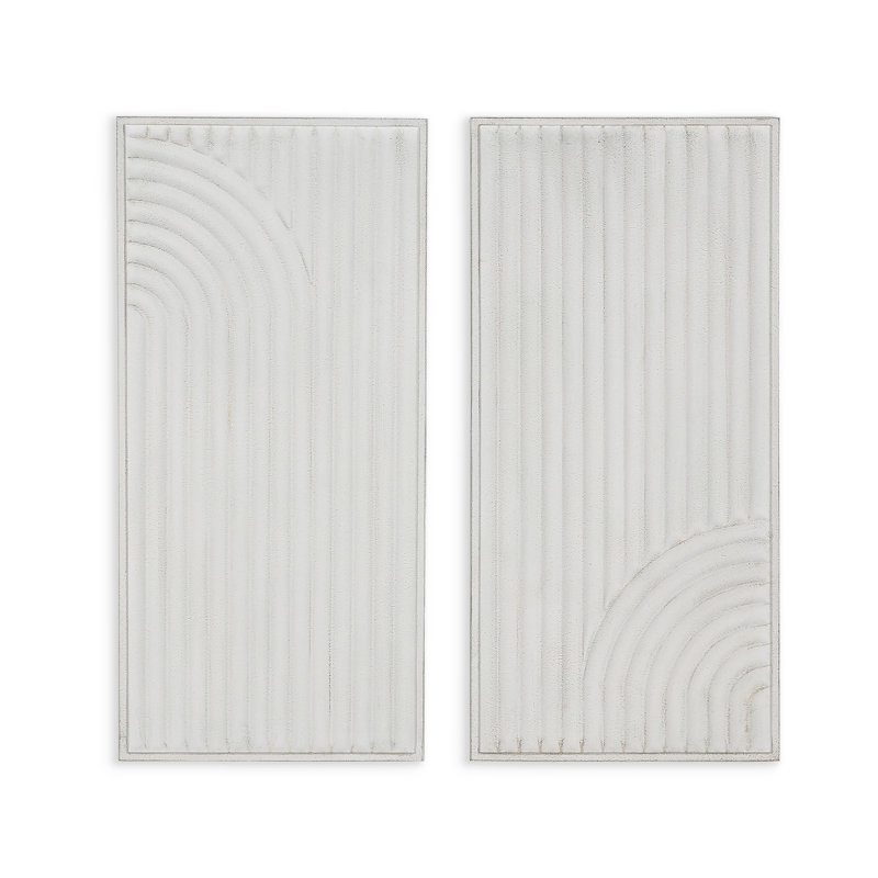 Saanvi Metal Wall Decor, White