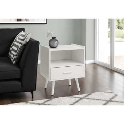 Modern Nightstand With 1 Storage Drawer
