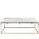 Travers 58" Wide Genuine Leather Tufted Rectangle Cocktail Ottoman