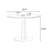 Black&Walnut Round Sintered Stone Dining table-1694483369-1694483368