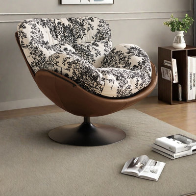 Swivel comfortable light luxury leisure chair