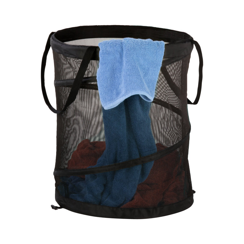 Mesh Laundry Hamper, Medium