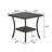 Highfield Square Metal Outdoor Side Table , 23.5'' in. W 23.5'' in. D-134099574