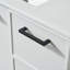 Nethuki 40" Matte White Modern Free-standing 2-Door & 2-Drawer Single Bathroom Vanity Set