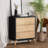 Brimar Modern Farmhouse 3 Drawers Accent Chest, Rustic Nightstand with 3 Drawers-2140898125