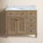 Annie 36 " W Freestanding Standard Free Standing Single Double Single Vanity Bathroom Vanity With Carrara Marble Top