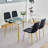 Hardenburgh Upholstered Counter Stool with Metal Frame