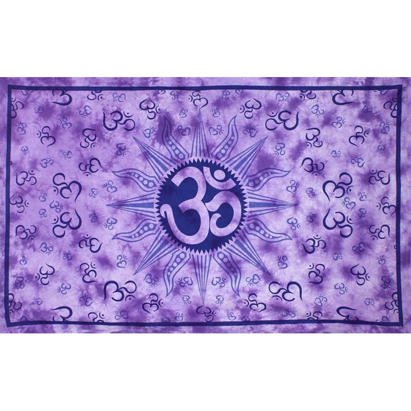 Tapisserie indien en coton om soleil