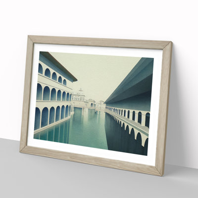 Canal Architecture - Single Picture Frame Print