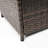 28Inch Wicker Square Fire Pit Table-494629161