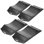 4 Pack Tire Saver Ramps, Anti-Slip Wheel Chocks With Interlocking Design And Carry Bag, 80000 Lbs Load Capacity