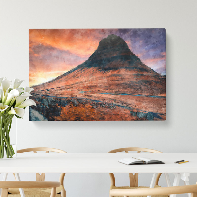 Kirkjufell Mountain In Iceland - Wrapped Canvas, 40cm H x 60cm W x 3cm D