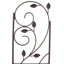Rustic Brown Steel Garden Trellis for Climbing Plants