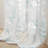 Cecily Floral Printed Burnout Sheer Grommet Single Curtain Panel-918719274-838264929