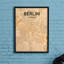 Berlin City Map - No Frame Print-1273127338