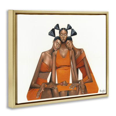 Cadre flottant à motif de losanges, par Manasseh Johnson Sr