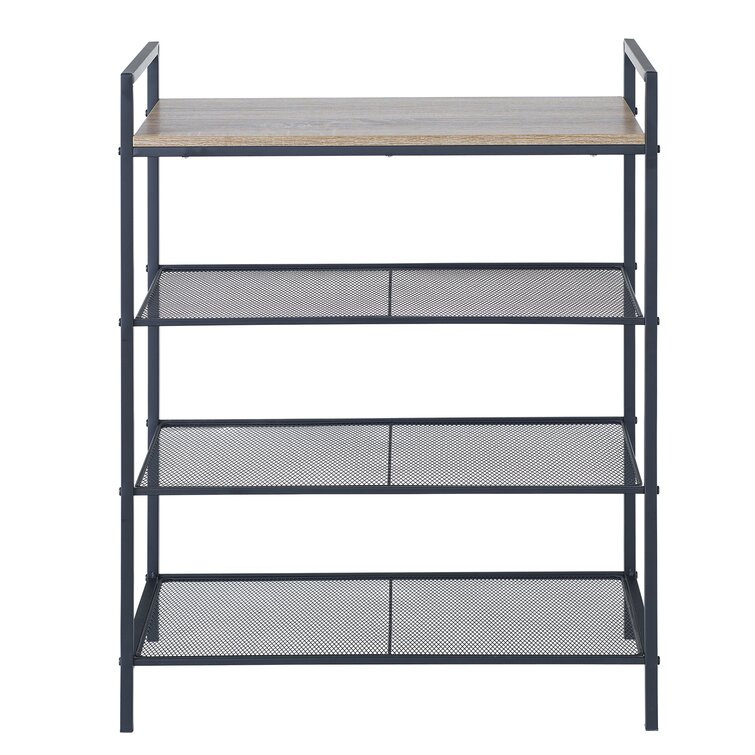 Rebrilliant 12 Pair Shoe Rack