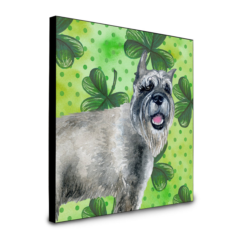 Panneau mural d’art Ibiza, Schnauzer