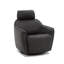 Fauteuil d'appoint pivotant avec repose-pieds et inclinaison électrique Alessia-953059308