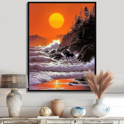 Salon d'art mural Renville - vagues côtières