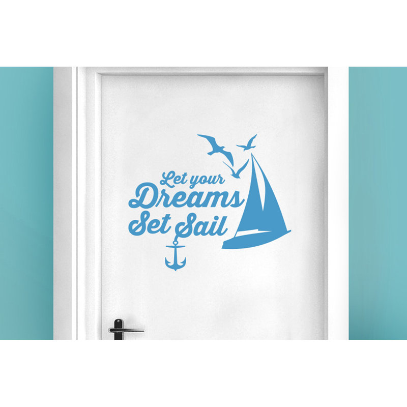 Nautical & Beach Wall Decal, Blue
