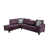Mélange de lin mauve sélectionné