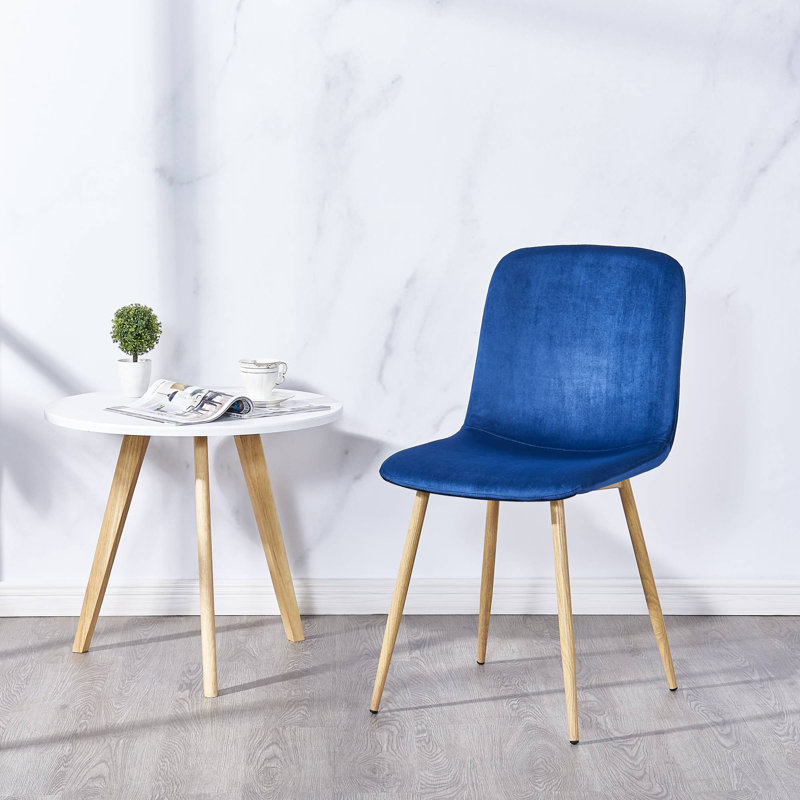 Mcdonagh Upholstered Side Chair, Dining Chairs, Kitchen Chairs, Black, 1